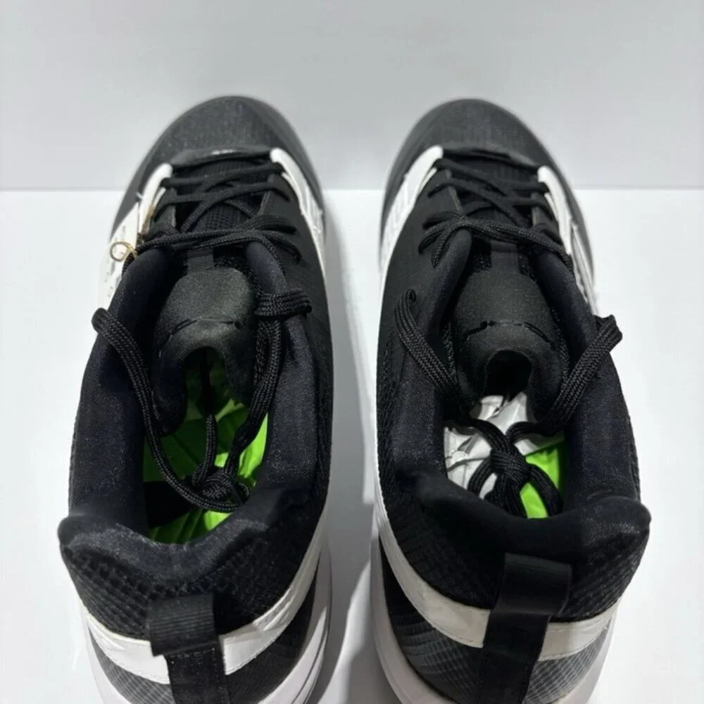 Adidas Men’s Icon 8 Black/White Baseball Cleats, Size 17 D